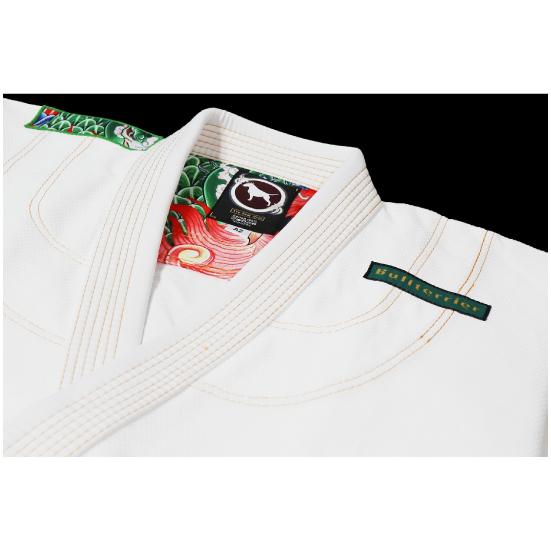 ブルテリア bjk-006 BULL TERRIER 柔術衣 Houou R 白