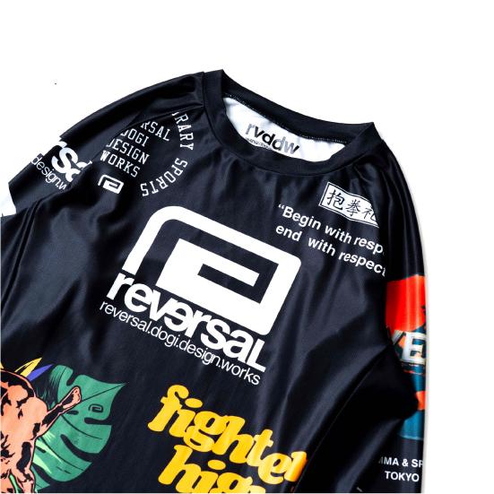 リバーサル ラッシュガード 長袖 ロングスリーブ reversal ALL STAR LONG RASH GUARD_2