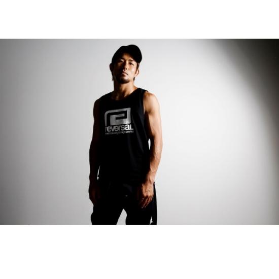 リバーサル reversal ドライタンクトップ 転写プリント バタフライ