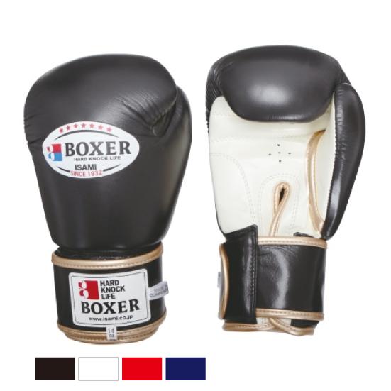 ISAMI イサミ BOXER ボクサー ボクシンググローブ 14オンス 黒 【公式