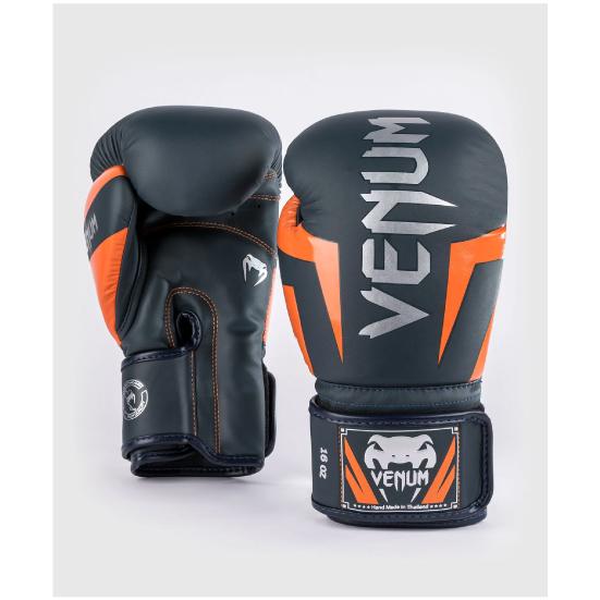 VENUM ヴェナム VENUM ヴェナム Elite ボクシンググローブ - ネイビー/シルバー