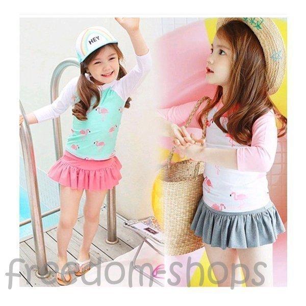 専門ショップ ラッシュガード 水着 セパレート キッズ 2点セット 女の子 ラッシュガード 上下 水着 セパレート キッズ 2点セット 女の子 ラッシュガード 上下セット 長袖 Uvカット 子供 キッズ水着 女の子水着 学校用水着 Www Threeriversofs Com