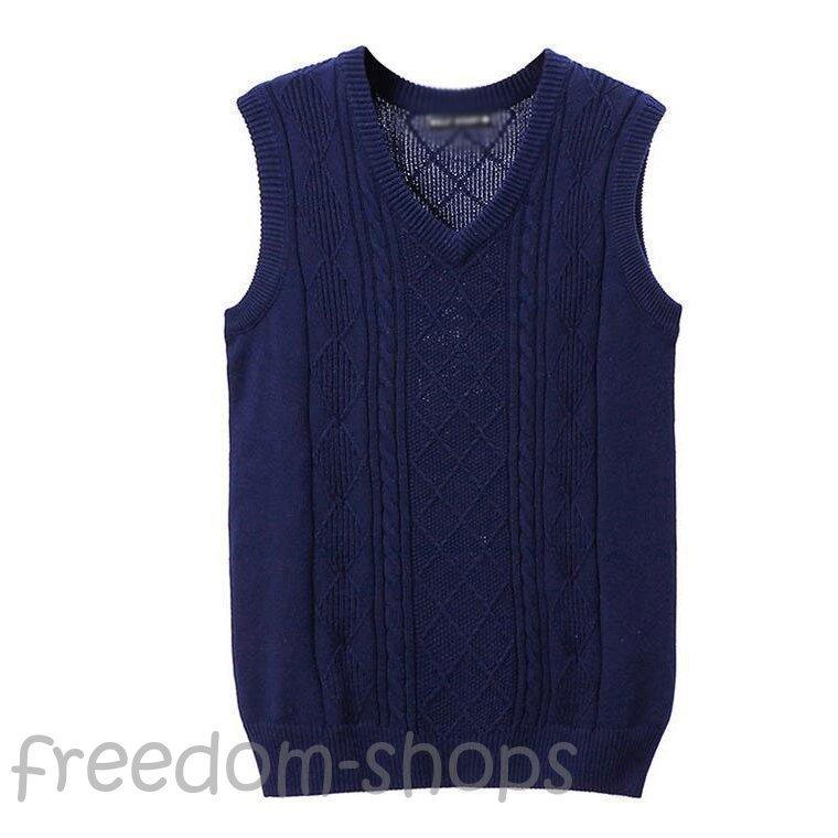 ニットベスト メンズ カジュアルベスト プルオーバーベスト Vネック チョッキ メンズトップス Sale 58 Off 秋 春 普段着 2色 全店2枚 柄付き