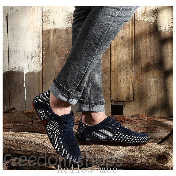 15春夏新作スリッポンメンズシューズローファーデッキシューズドライビングシューズメンズカジュアルシューズ Sale 90 Off