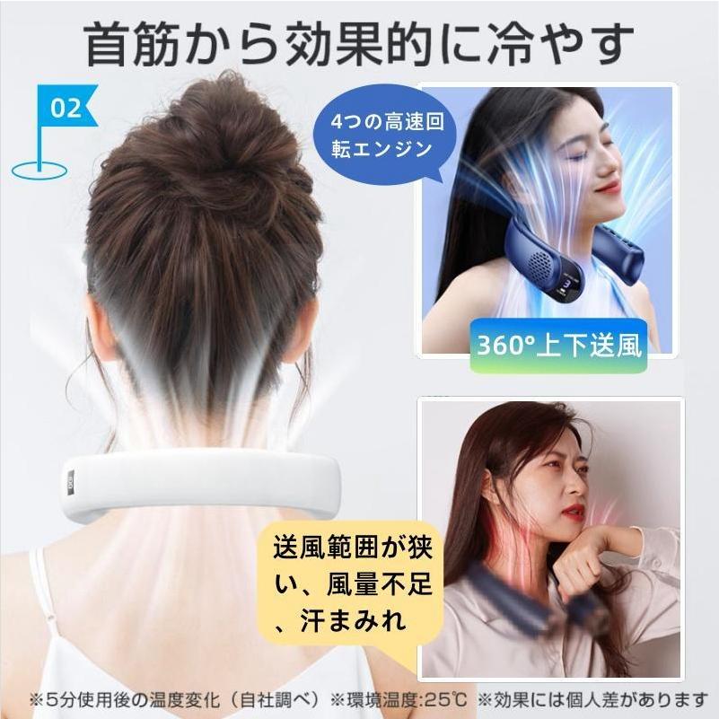 首掛け扇風機 ネッククーラー 2025新版 新色追加 クーラーネック 