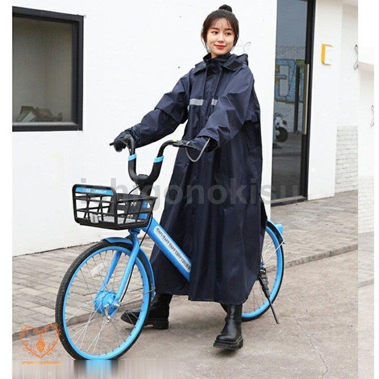 最大88%オフ!-レインコート 自転車 レディース メンズ レインポンチョ カッパ レインスーツ 梅雨 雨具 通勤 通学 ママ 送迎 レインウェア •雨合羽 防水 男女兼用• おしゃれ1 4L(3XL) ネイビー TONGMO レインコート レインポンチョ リュック対応 雨具 レインウェア