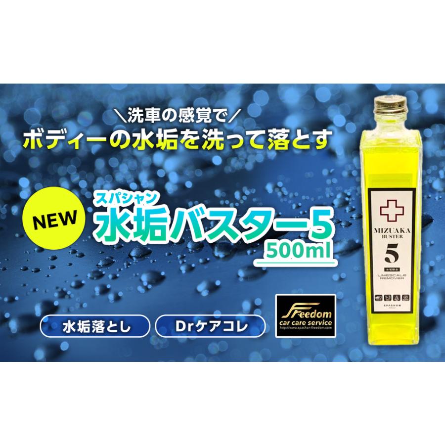 SPASHAN（スパシャン） NEW 水垢バスター5 500ml 洗車か感覚でボディー