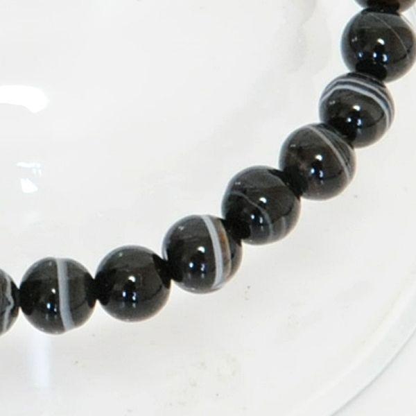 パワーストーン チベットメノウ 6mm玉ブレスレット【天眼石 天然石 6
