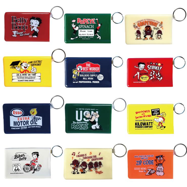 カードキーパー 12種類 カード入れ ICカード 定期 キャラクター