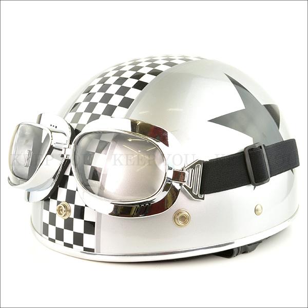 【定形外280円対応】バイク ゴーグル クリア・カラーレンズ E/F/G/H【ビンテージデザイン バイカー ハーレー ヘルメット アクセ 小物】『T』┃ |  | 09