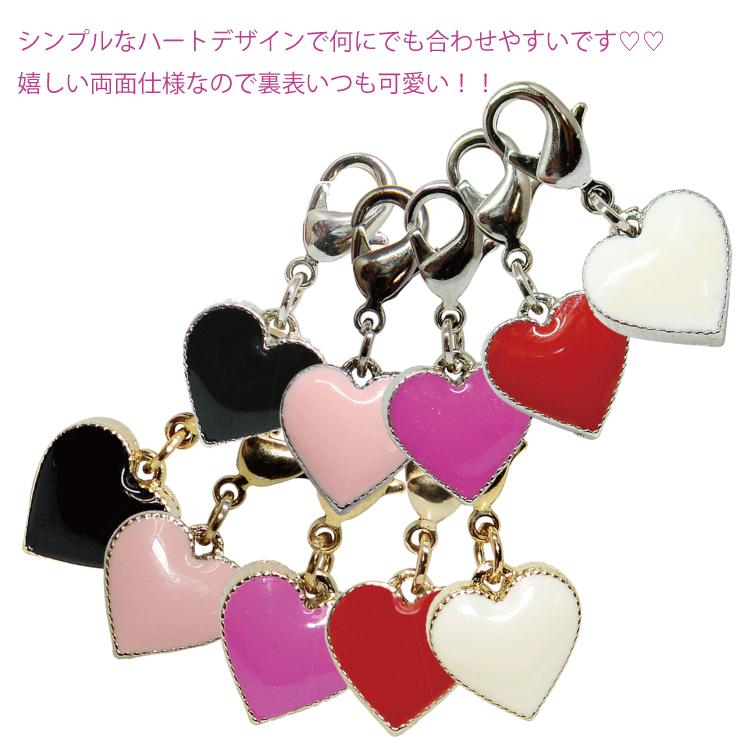 JUNTEページ　オルゴナイト　サーモンピンク薔薇ハートのバックチャーム 56f731622a6a49d4123b99dffe6b9e