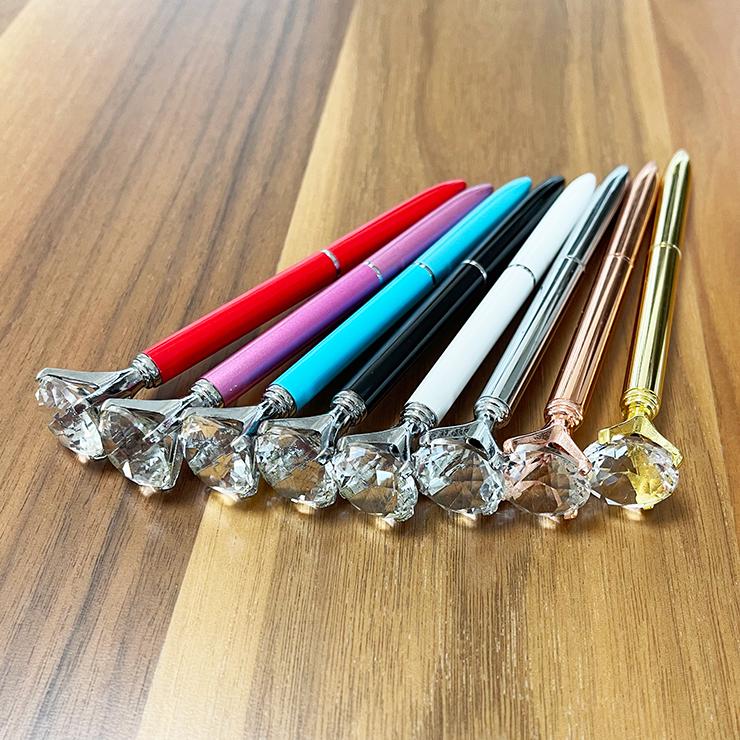 ダイヤモンドボールペン 8カラー ダイアモンド クリスタル 上品