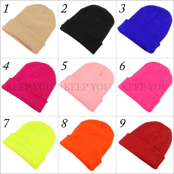 ネオンカラー 蛍光 ワッチ キャップ(03) WATCH CAP 帽子 ニット