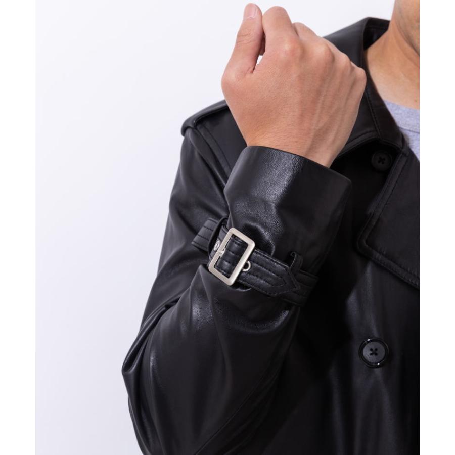 フリーダムレザー トレンチコート ラムレザー 革ジャン 本革 レザー