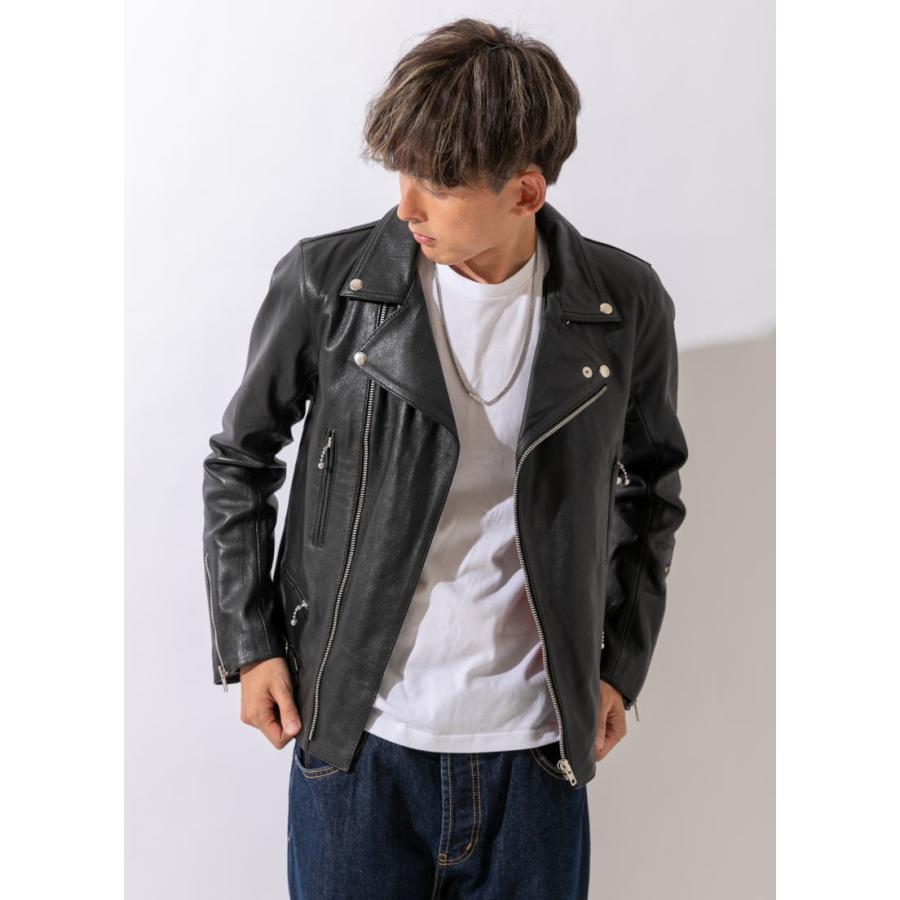 フリーダムレザー 革ジャン メンズ 本革 UKタイプダブル フリーダムレザー 革ジャン メンズ 本革 UKタイプダブル
