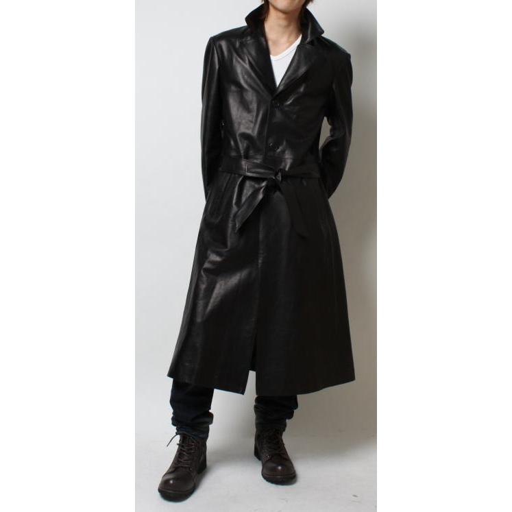 フリーダムレザー 革ジャン ホースレザー メンズ チェスターロング