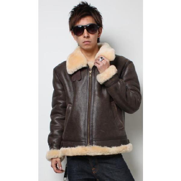 FREEDOM LEATHER B-3 ムートン フライトジャケット 羊革