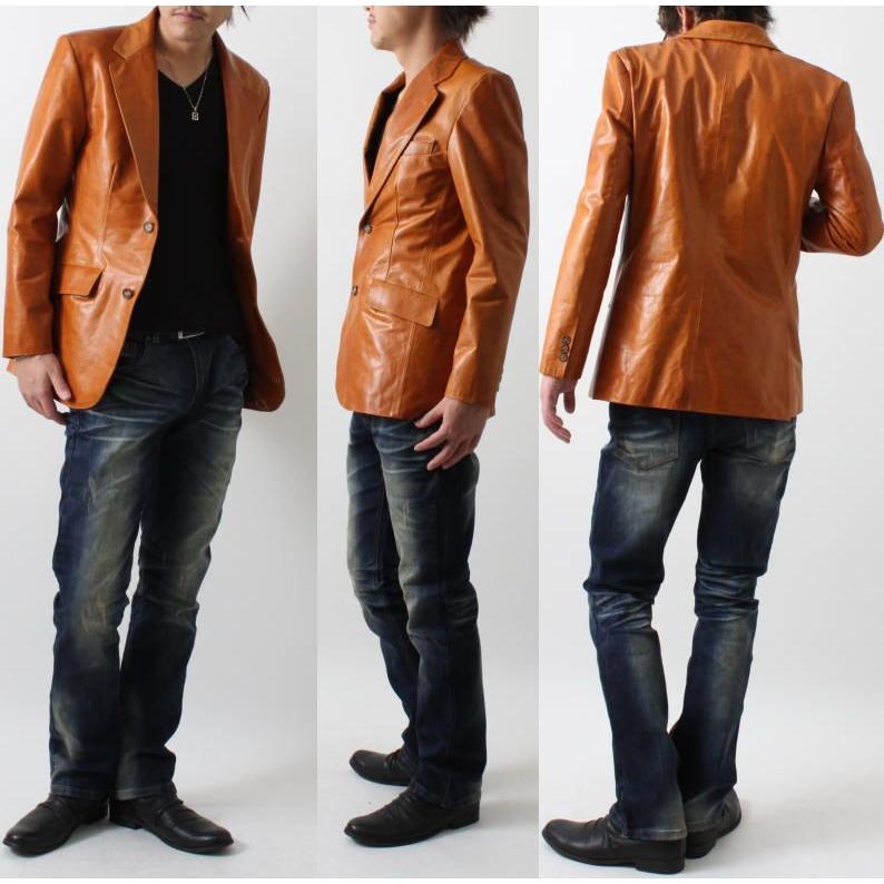 フリーダムレザー 日本製 革ジャンホースオイル 2Bテーラード 本革