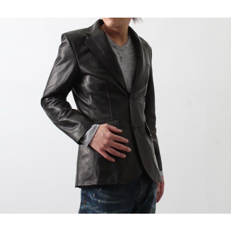 フリーダムレザー 日本製 革ジャンホースオイル 2Bテーラード 本革