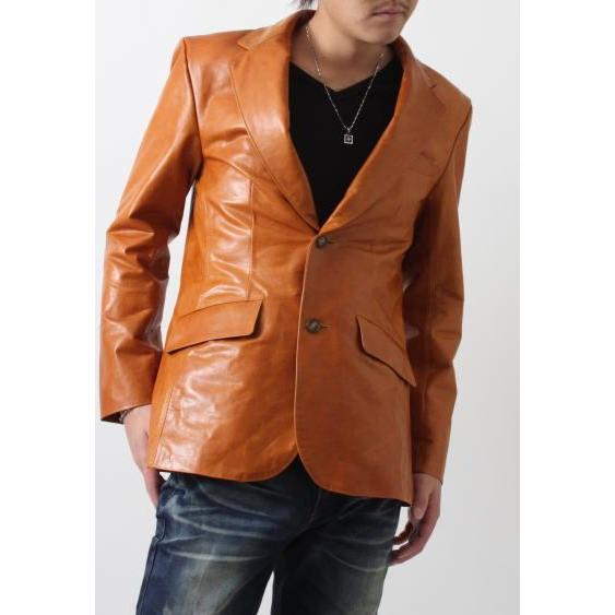 フリーダムレザー 日本製 革ジャンホースオイル 2Bテーラード 本革