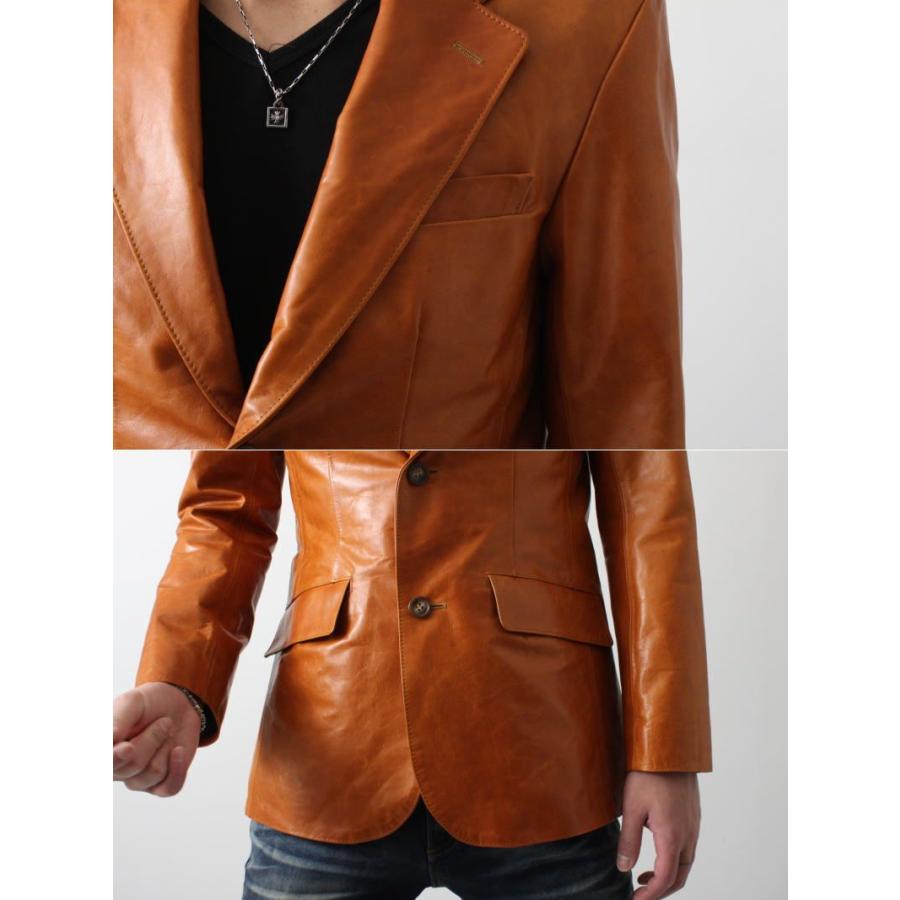 フリーダムレザー 日本製 革ジャンホースオイル 2Bテーラード 本革