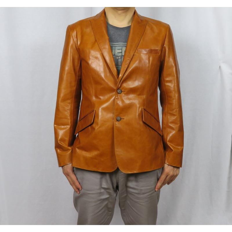 フリーダムレザー 日本製 革ジャンホースオイル 2Bテーラード 本革  