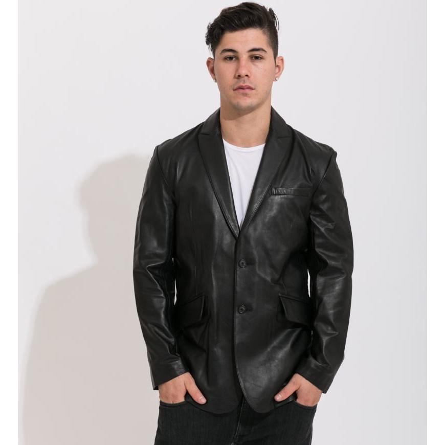 Y2K✨FUGA レザー襟テーラードジャケット 全面ペイズリー裏地 ラムレザー フリーダムレザー 革ジャン ラムスキン サイドベンツ2つ釦 レザー