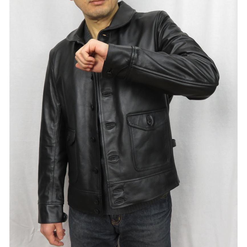 フリーダムレザー 革ジャン カウレザー A-1タイプ コサックジャケット