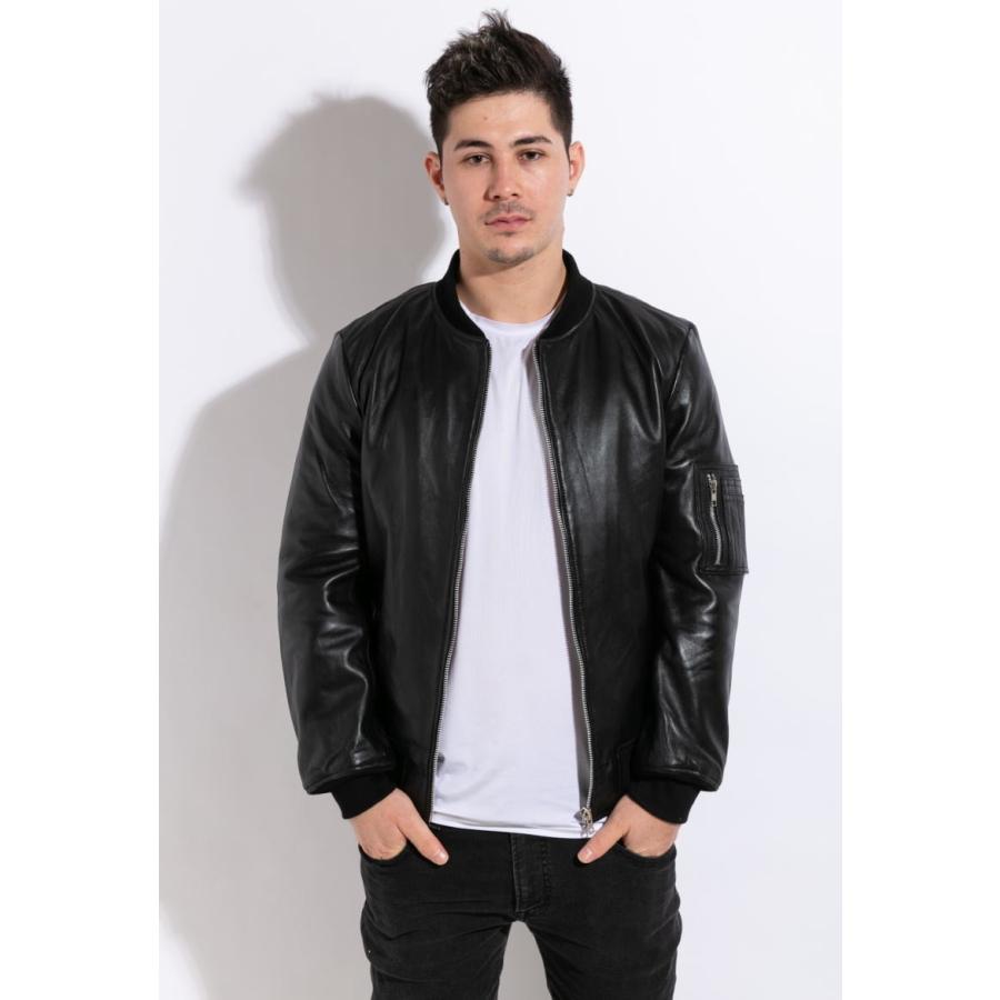 限定数のみ！ MA-1レザージャケット ブラック 5Lサイズ - 通販