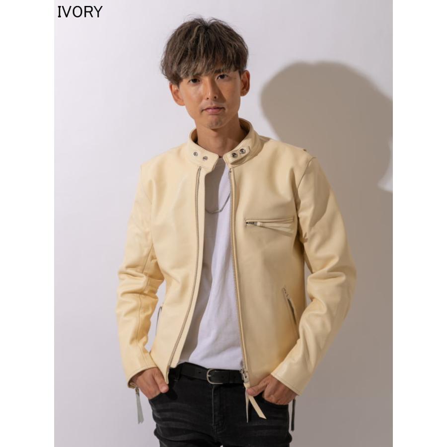 フリーダムレザー 革ジャン メンズ 本革 大きいサイズ レザー