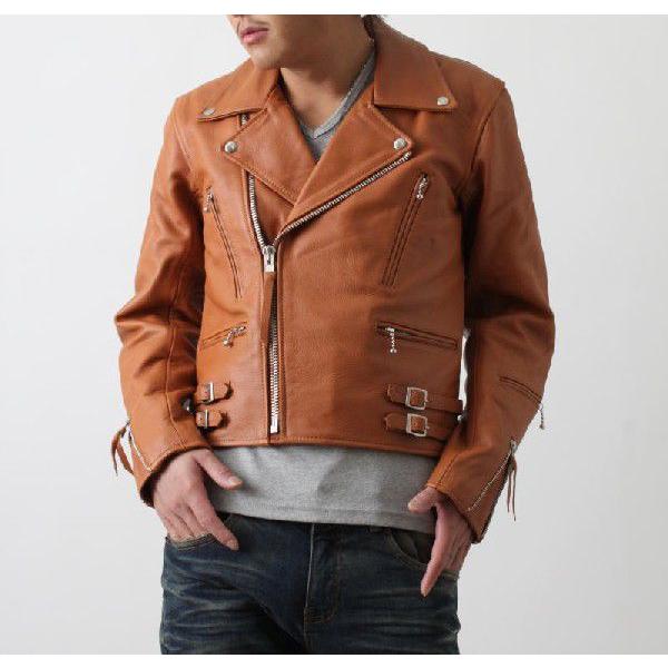 革ジャン メンズ レザージャケット 大きいサイズ 本革 Ukタイプ ダブル ライダース Pb 1508 Pb 1508 革ジャン専門店 フリーダム レザー 通販 Yahoo ショッピング