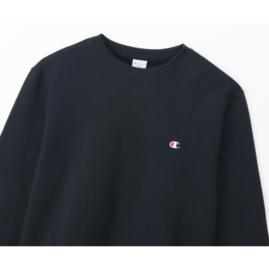 Champion（チャンピオン） スウェット C ワンポイント トレーナー コットンUSA 裏起毛 あったか C3- Y037 メンズ ...