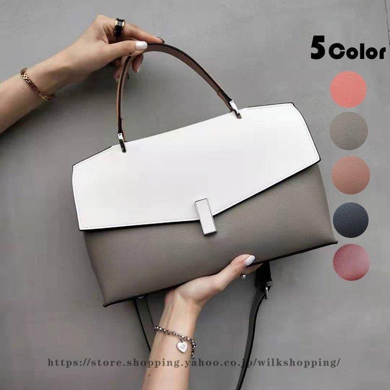 本革牛革バッグ レディース 40代 ハンドバッグ 30代 50代 手提げオシャレ 手提げオシャレ レディースバッグ 通勤かばん 斜め掛け5色 オフィス バッグ シンプル オフィスバッグ Freedomストア かばん 肩掛け Kr