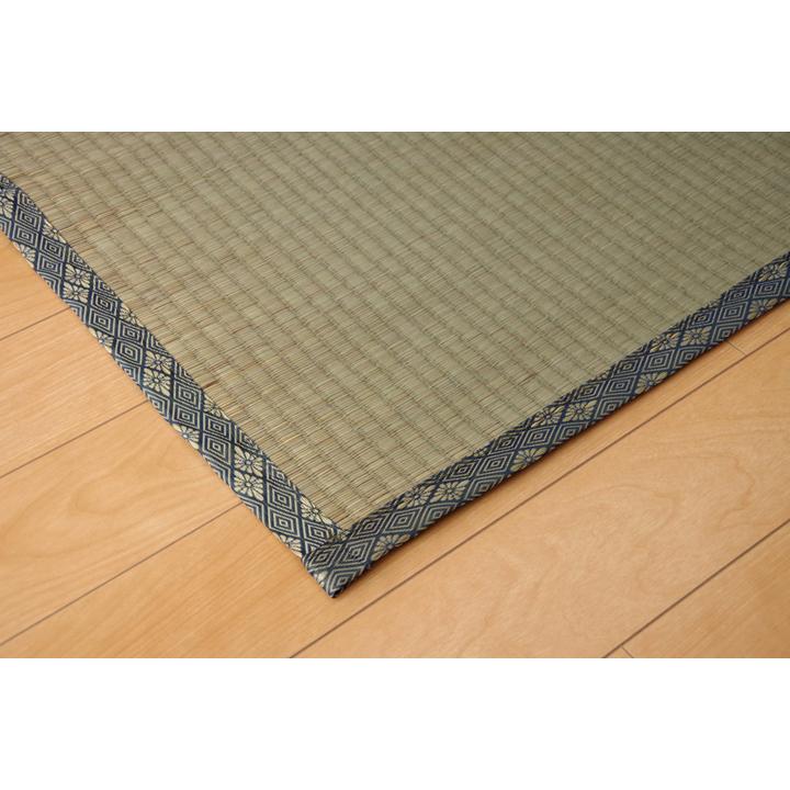 イケヒコ 純国産 い草 上敷 カーペット 糸引織 『湯沢』 本間2畳(約191