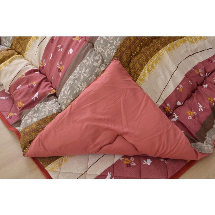 イケヒコ こたつ布団 長方形 単品 和柄 ウサギ柄 【グリーン】 約205