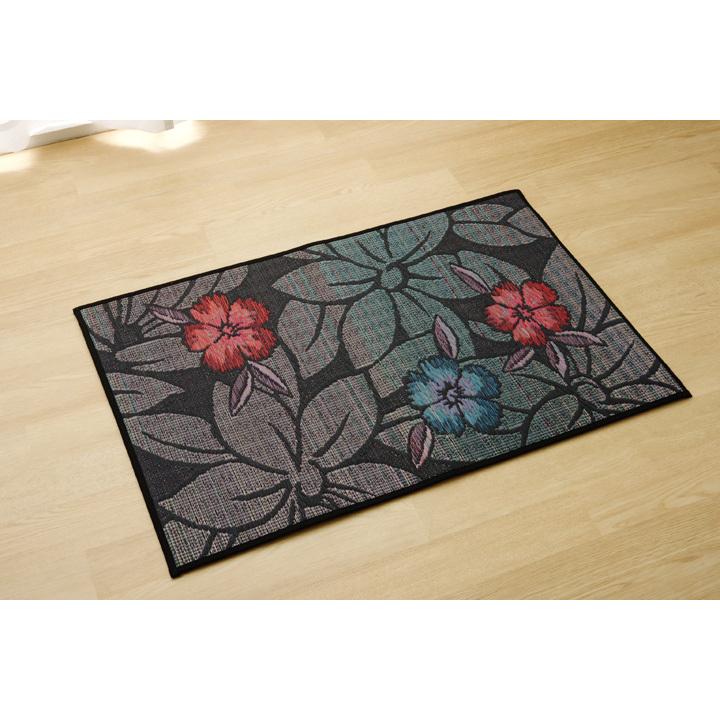 玄関 マット 室内 日本製 国産 い草 自然素材 グラデーション カジュアル 【ベージュ】 約60×90 8819860 | イケヒコ | 12