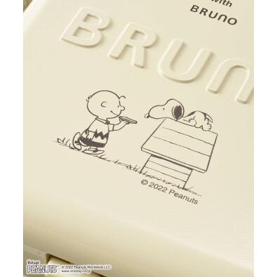 BRUNO PEANUTS グリルサンドメーカー シングル アイボリー スヌーピー ブルーノホットサンド ホットサンドメーカー BOE091-ECRU 耳まで焼ける 朝食 パン 食パン｜freedomss｜08