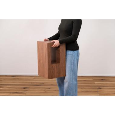 東谷 セル サイドテーブル CEL-70WAL W28×D28×H48 5.5kg 完成品