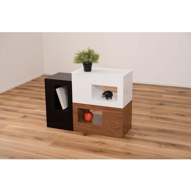 東谷 セル サイドテーブル CEL-70WH W28×D28×H48 13kg 完成品