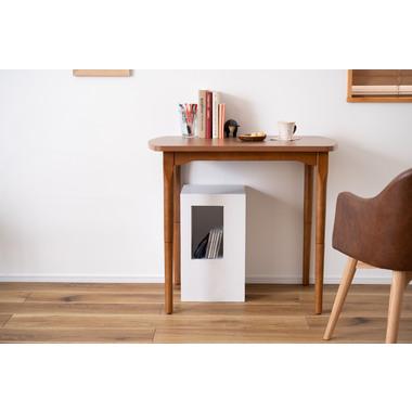 東谷 セル サイドテーブル CEL-70WH W28×D28×H48 13kg 完成品