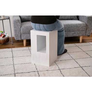 東谷 セル サイドテーブル CEL-70WH W28×D28×H48 13kg 完成品