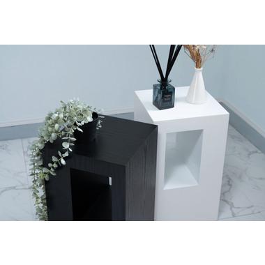 東谷 セル サイドテーブル CEL-70WH W28×D28×H48 13kg 完成品