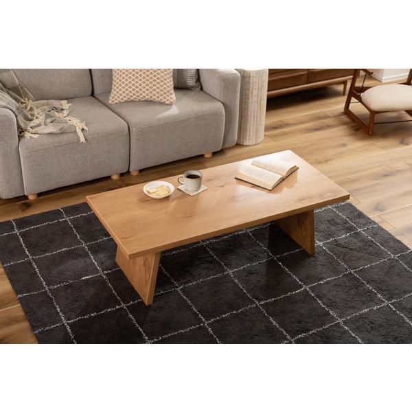 東谷 リビングテーブル JPT-89OAK W120×D55×H38 13.5kg 組立