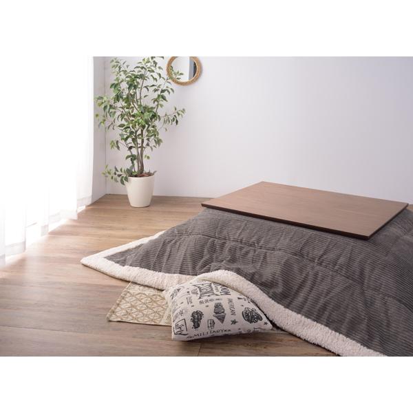 東谷 薄掛けコタツ布団 長方形 KK-142GY W190×D230 完成品