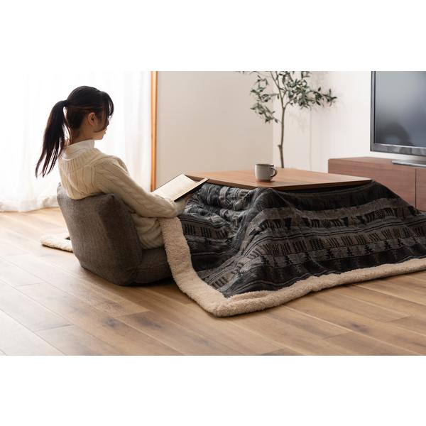 東谷　KK-143GY こたつ布団 [正方形] 東谷 薄掛けコタツ布団 正方形 KK-143GY W190×D190 2.5kg 完成品