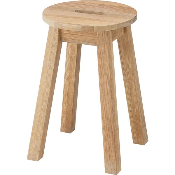 東谷　丸スツール　MTK-522NA　W30×D30×H46　4.3kg　完成品