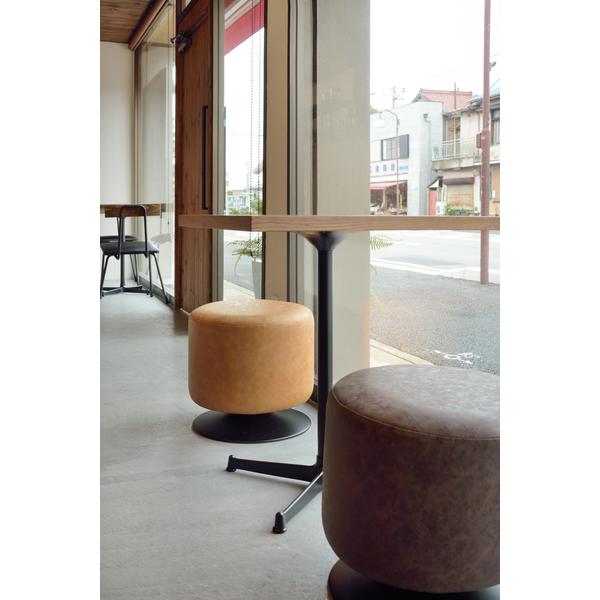 東谷 ラウンドスツール PC-505BR W40×D40×H40 6kg 完成品 : フリーダム