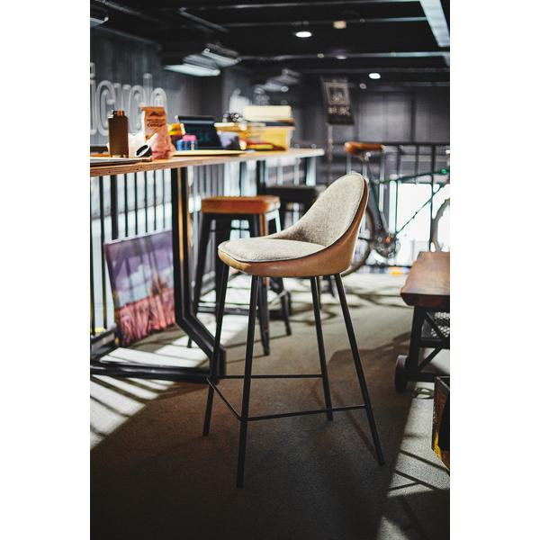 東谷 カウンターチェア TEC-42BE W47×D47×H87×SH65 6kg 組立