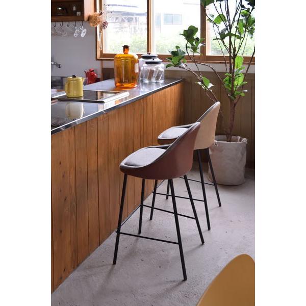 東谷 カウンターチェア TEC-42BE W47×D47×H87×SH65 6kg 組立