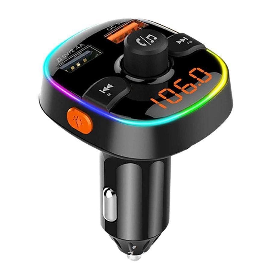 本物品質の トランスミッターブルートゥースfmトランスミッターbluetooth対応スマートタップ音楽再生高音質iphoneワイヤレス２ポート Rmb Com Ar